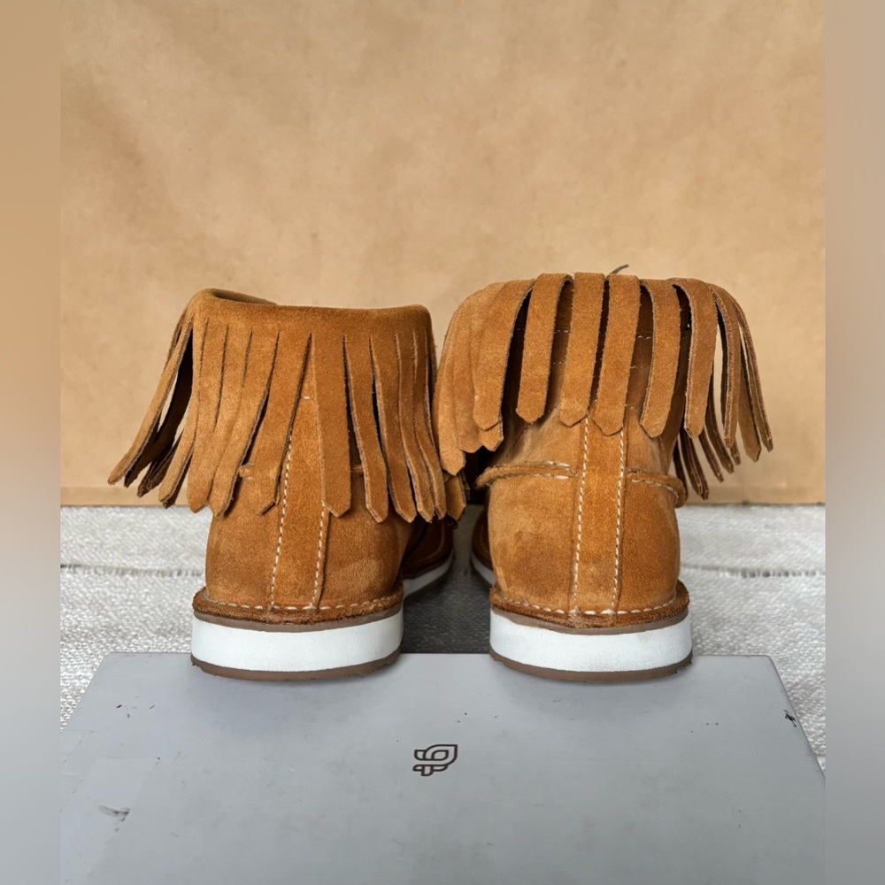 Ariat Cruiser Fringed Chukka Boot Moccasin Style #10023037 Leopard Print Sz. 9.5 - Picture 7 of 12